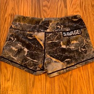 Savage Barbell shorts - Gold Digger